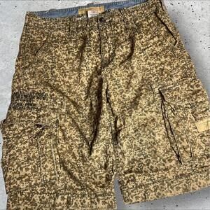 True‎ Religion Camo Shorts Brown Size 30